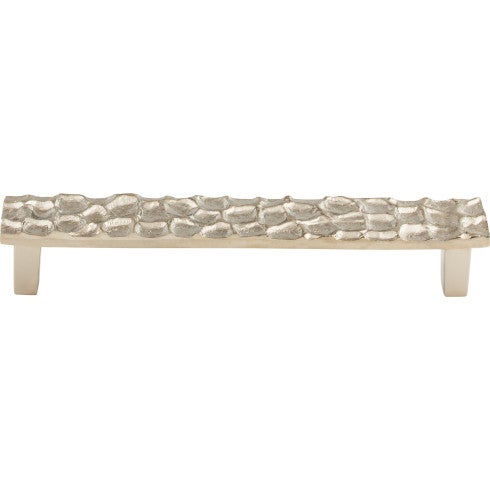 Top Knobs Cobblestone Pull 6 5/16" c-c in Polished Nickel