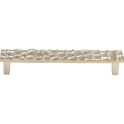 Top Knobs Cobblestone Pull 6 5/16" c-c in Polished Nickel