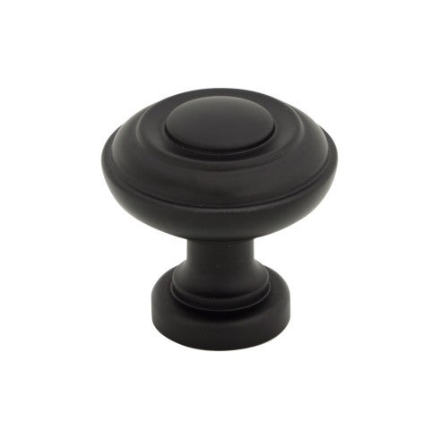 Top Knobs Ulster Knob 1 1/4" in Flat Black