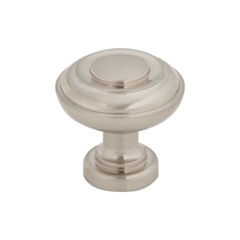 Top Knobs Ulster Knob 1 1/4" in Brushed Satin Nickel