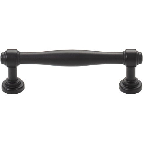 Top Knobs Ulster Pull 3 3/4" c-c in Flat Black