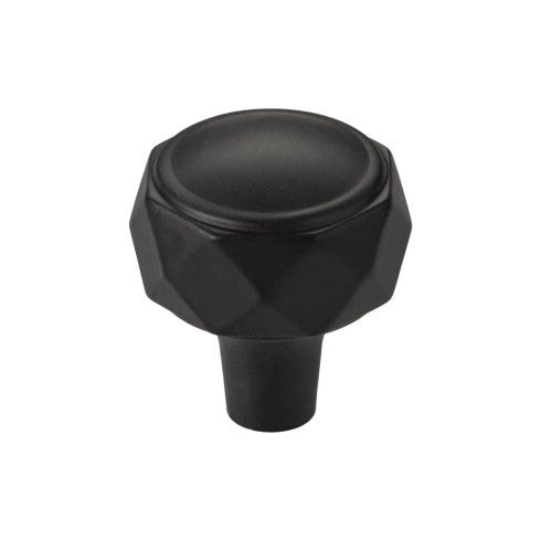 Top Knobs Kingsmill Knob 1 1/4" in Flat Black