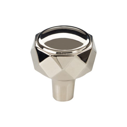 Top Knobs Kingsmill Knob 1 1/4" in Polished Nickel
