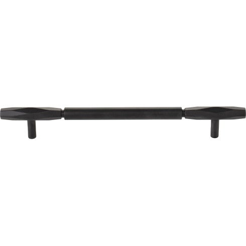 Top Knobs Kingsmill Pull 7 9/16" c-c in Flat Black