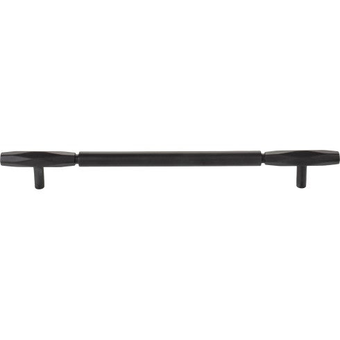 Top Knobs Kingsmill Pull 8 13/16" c-c in Flat Black