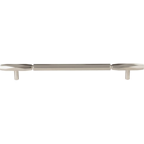 Top Knobs Kingsmill Pull 8 13/16" c-c in Brushed Satin Nickel