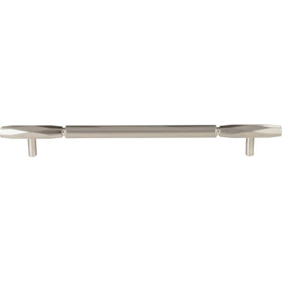 Top Knobs Kingsmill Pull 8 13/16" c-c in Brushed Satin Nickel