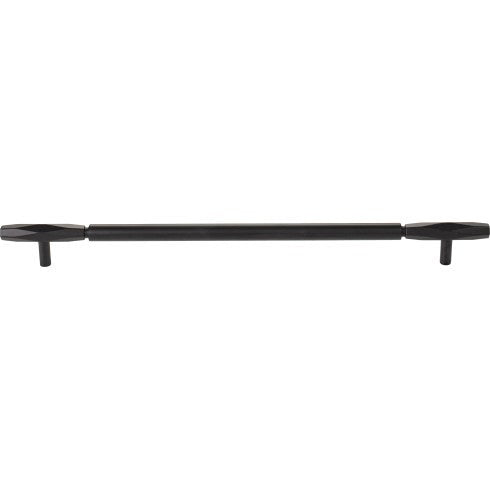 Top Knobs Kingsmill Pull 12" c-c in Flat Black