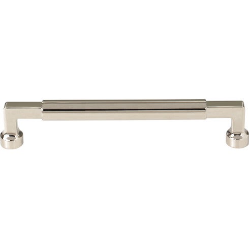 Top Knobs Cumberland Pull 6 5/16" c-c in Polished Nickel
