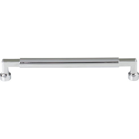 Top Knobs Cumberland Pull 7 9/16" c-c in Polished Chrome