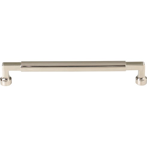 Top Knobs Cumberland Pull 7 9/16" c-c in Polished Nickel