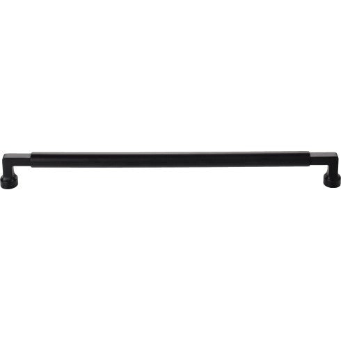 Top Knobs Cumberland Pull 12" c-c in Flat Black