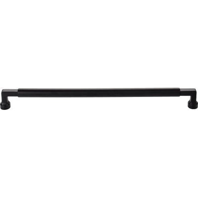 Top Knobs Cumberland Pull 12" c-c in Flat Black