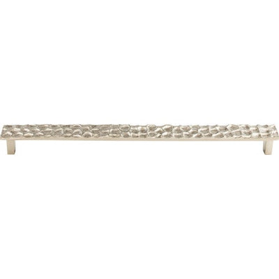 Top Knobs Cobblestone Pull 12 9/16" c-c in Polished Nickel