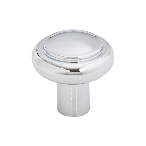 Top Knobs Clarence Knob 1 1/4" in Polished Chrome