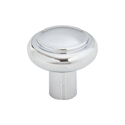 Top Knobs Clarence Knob 1 1/4" in Polished Chrome