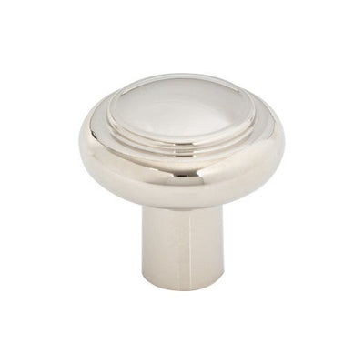 Top Knobs Clarence Knob 1 1/4" in Polished Nickel