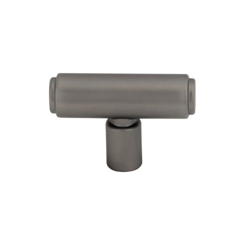 Top Knobs Clarence T-Knob 2" in Ash Gray