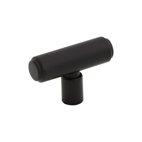 Top Knobs Clarence T-Knob 2" in Flat Black