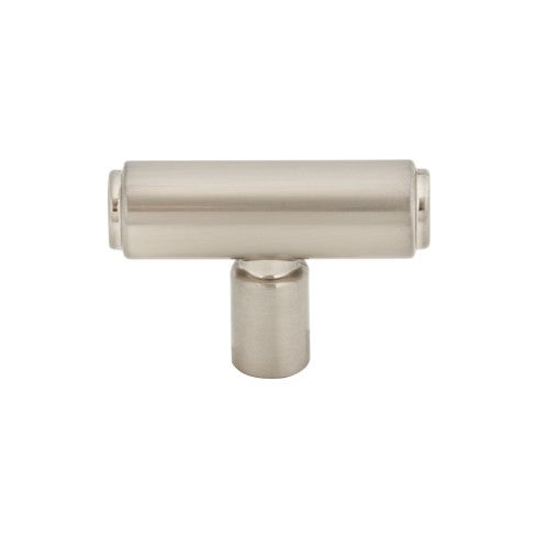 Top Knobs Clarence T-Knob 2" in Brushed Satin Nickel