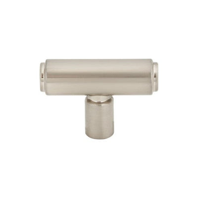 Top Knobs Clarence T-Knob 2" in Brushed Satin Nickel