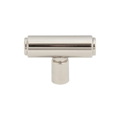 Top Knobs Clarence T-Knob 2" in Polished Nickel
