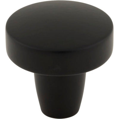 Top Knobs Florham Knob 1 1/4" in Flat Black