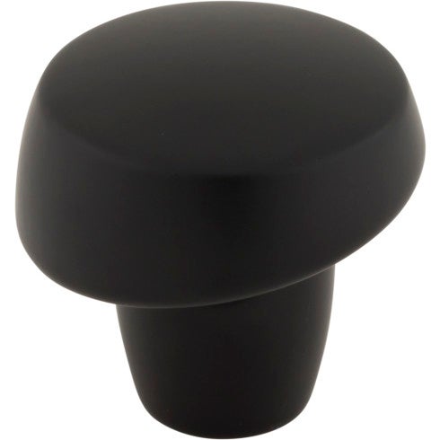 Top Knobs Florham Slant Knob 1 1/4" in Flat Black