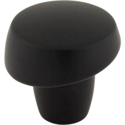 Top Knobs Florham Slant Knob 1 1/4" in Flat Black