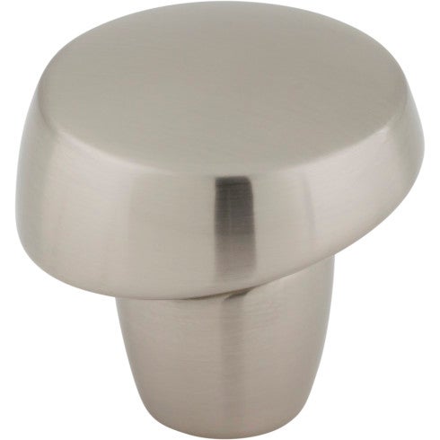Top Knobs Florham Slant Knob 1 1/4" in Brushed Satin Nickel