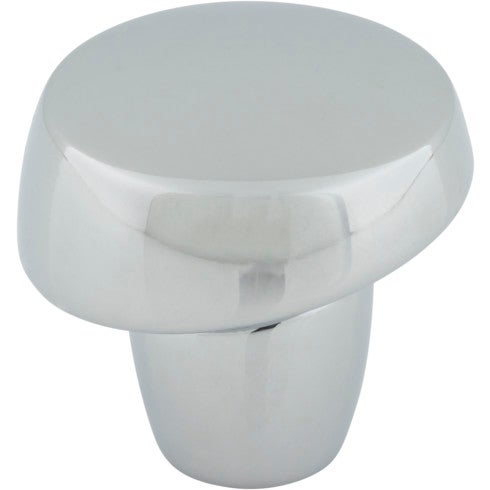 Top Knobs Florham Slant Knob 1 1/4" in Polished Chrome