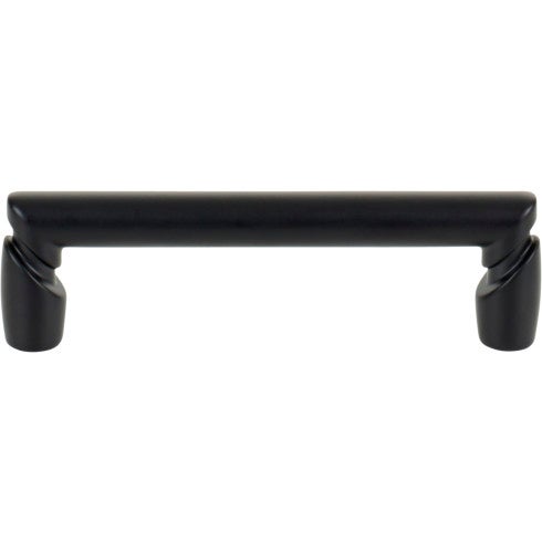 Top Knobs Florham Pull 3 3/4" c-c in Flat Black
