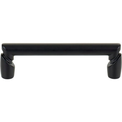 Top Knobs Florham Pull 3 3/4" c-c in Flat Black