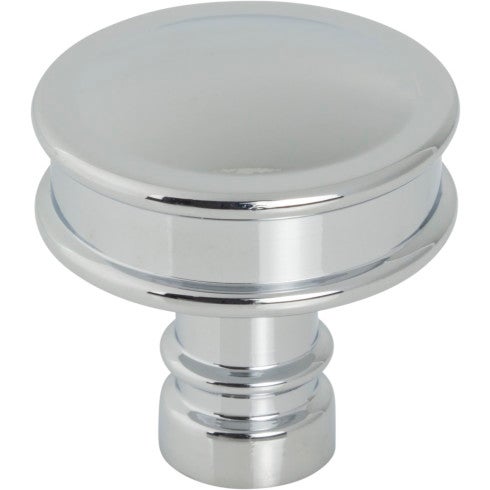 Top Knobs Cranford Knob 1 1/4" in Polished Chrome