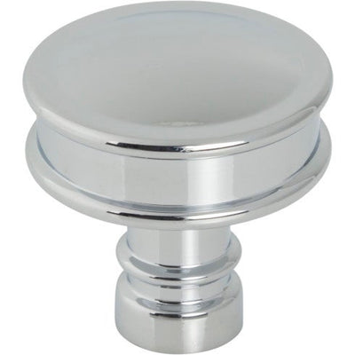 Top Knobs Cranford Knob 1 1/4" in Polished Chrome