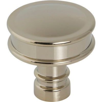 Top Knobs Cranford Knob 1 1/4" in Polished Nickel