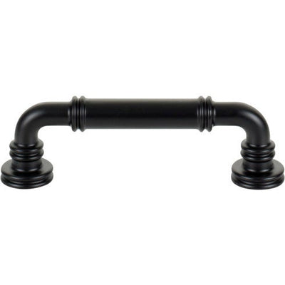 Top Knobs Cranford Pull 3 3/4" c-c in Flat Black
