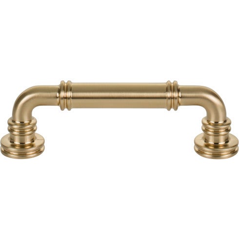 Top Knobs Cranford Pull 3 3/4" c-c in Honey Bronze