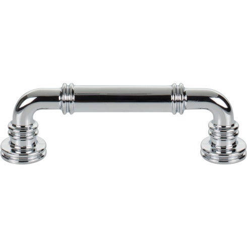 Top Knobs Cranford Pull 3 3/4" c-c in Polished Chrome
