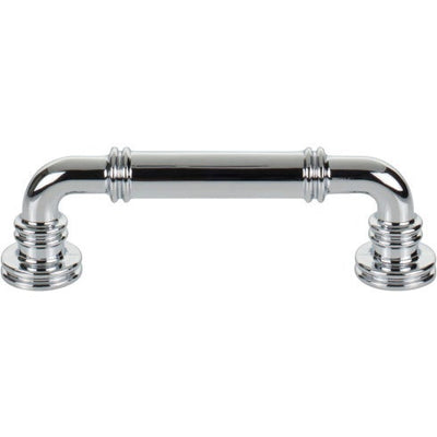 Top Knobs Cranford Pull 3 3/4" c-c in Polished Chrome