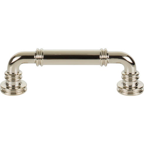 Top Knobs Cranford Pull 3 3/4" c-c in Polished Nickel
