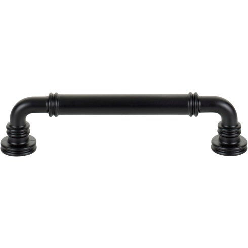 Top Knobs Cranford Pull 5 1/16" c-c in Flat Black