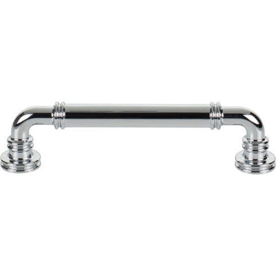 Top Knobs Cranford Pull 5 1/16" c-c in Polished Chrome