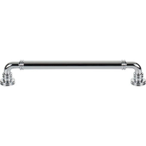 Top Knobs Cranford Pull 7 9/16" c-c in Polished Chrome