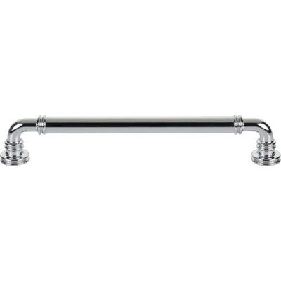 Top Knobs Cranford Pull 7 9/16" c-c in Polished Chrome