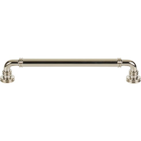 Top Knobs Cranford Pull 7 9/16" c-c in Polished Nickel