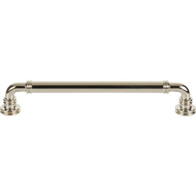 Top Knobs Cranford Pull 7 9/16" c-c in Polished Nickel