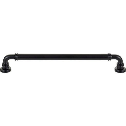 Top Knobs Cranford Pull 8 13/16" c-c in Flat Black