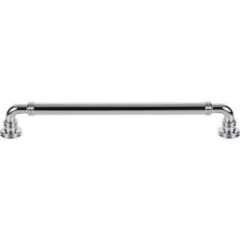 Top Knobs Cranford Pull 8 13/16" c-c in Polished Chrome