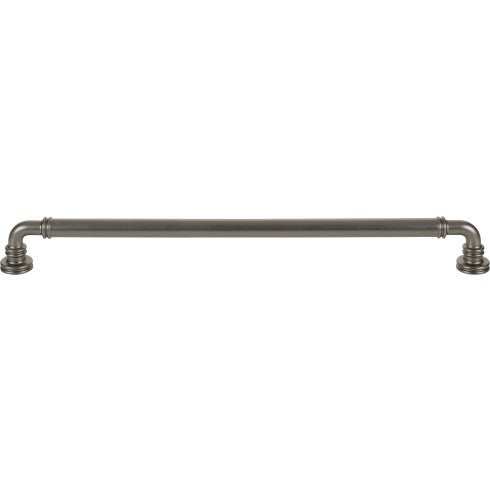Top Knobs Cranford Pull 12" c-c in Ash Gray